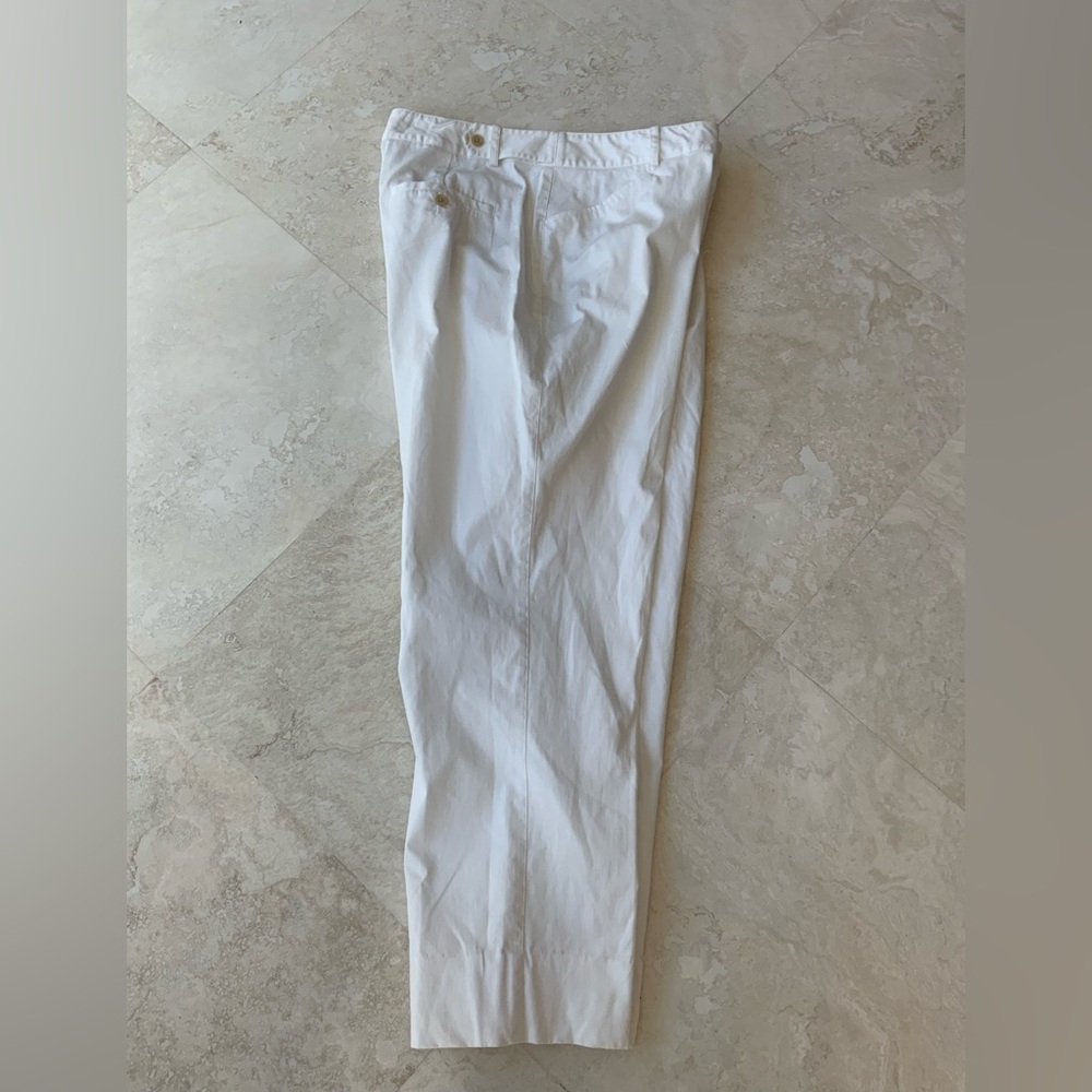 Lauren Ralph Lauren Women’s White Cotton Pants sz 16